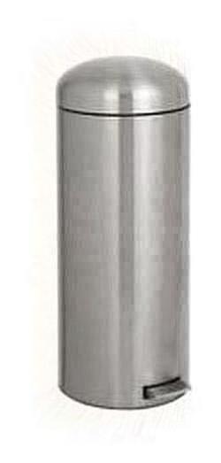 Brabantia Retro Pedal Bin, 30L, Brushed Steel